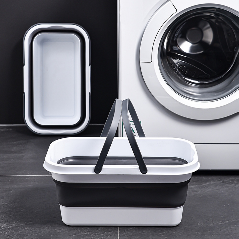 Відро звичайне MVM BIN-19 16 л сірий/білий