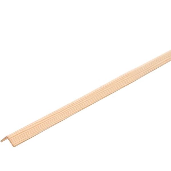 Уголок гладкий Woodprofile наружный 27х27х2600 мм сосна