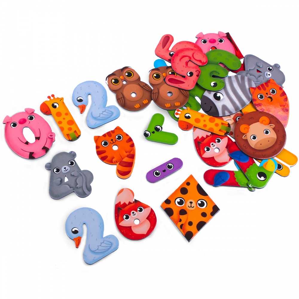 Цифри на магнітах Vladi Toys Диво-математика. Цифри та фігури VT5411-19