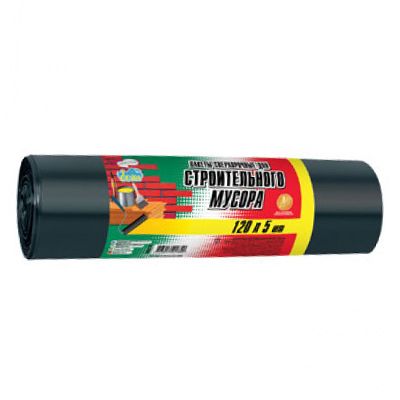 Пакеты для строительного мусора Domi 120 л 5 шт
