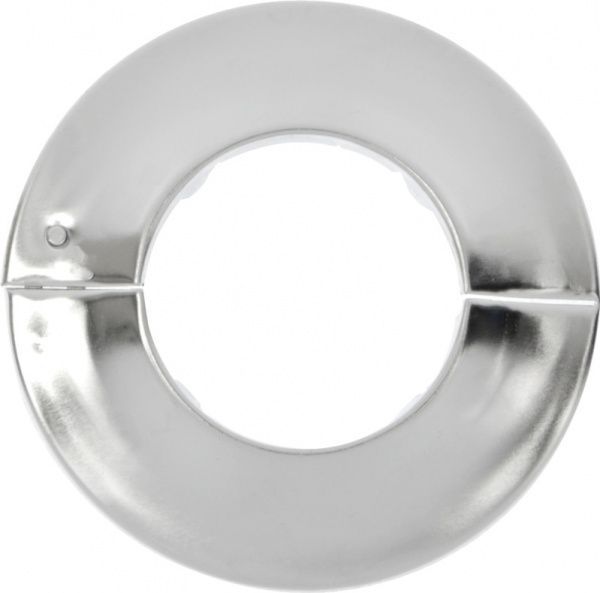 Розетка хромированная металлическая разборная 1