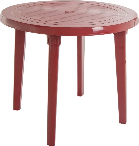 Стіл пластиковий Алеана 90x90 см вишневий 
