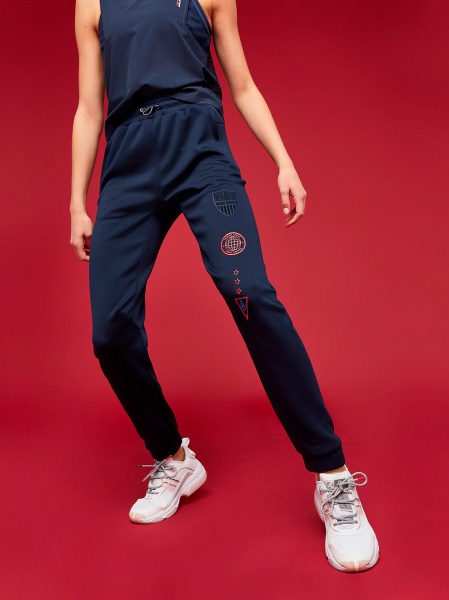 Брюки Tommy Hilfiger DOUBLE KNIT PANT S10S100371406 р. S темно-синий