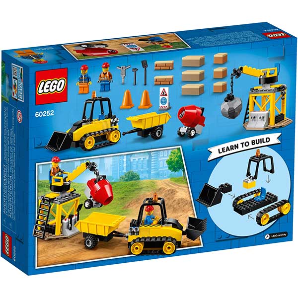 Конструктор LEGO City Строительный бульдозер 60252