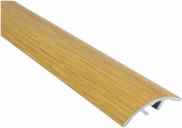 Поріжок алюмінієвий сходовий Olvis приховане кріплення 30x1350 мм дуб натуральний 