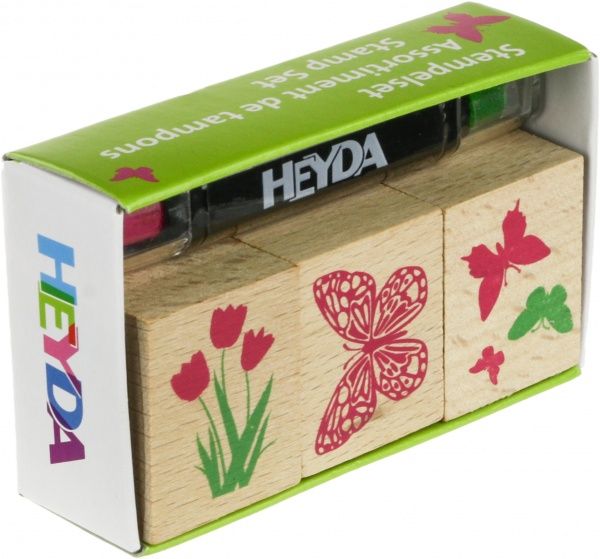 Набор штампов резиновых + чернило «Весна»