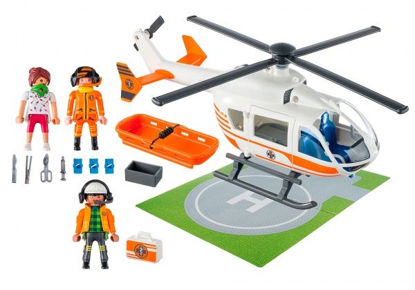 Конструктор Playmobil Рятувальний вертоліт 70048