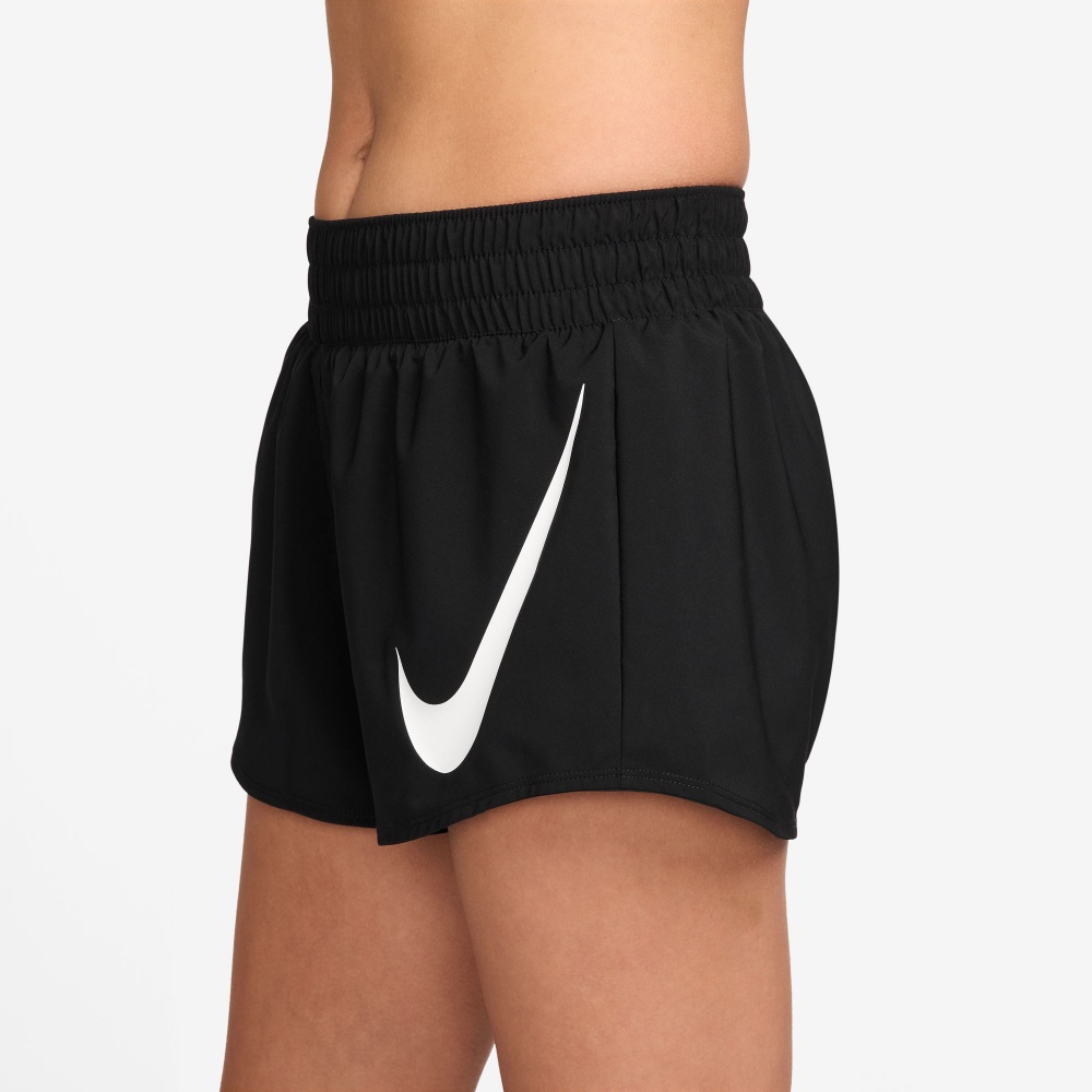 Шорты Nike W NK ONE SWSH HBR DF MR 3IN BR HV2616-010 р. S черный