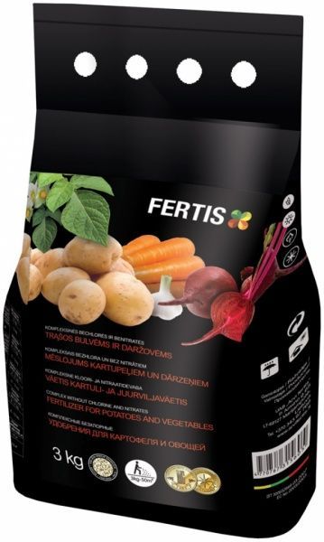Добриво для картоплі та овочів Arvi Fertis НПК 11-9-20+МЕ 3 кг
