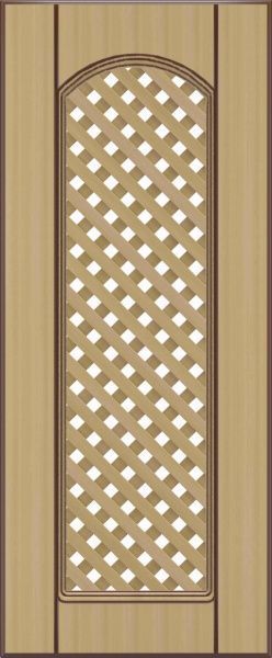 Фасад для кухні Грейд-Плюс Клен світлий патина №420 713x296 ВТ Вінтаж лівий