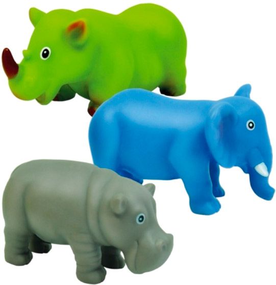 Игрушка для воды Bebelino Пищалки Африка 3 шт