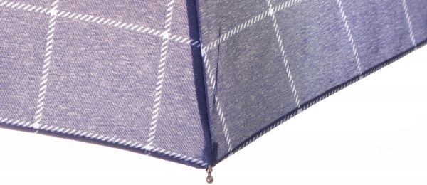 Парасолька Візерунок прямокутний, складна, автомат синій 