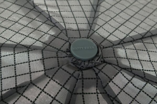 Зонт Абстракция, складной, автомат серый 