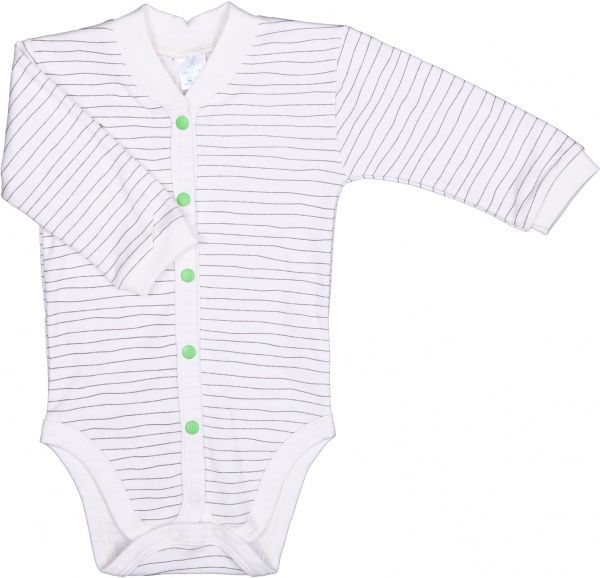 Боди детское унисекс Baby Veres Funy sparrows strip р.68 молочный 