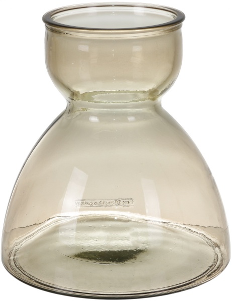 Ваза стеклянная San Miguel SENNA 4817DB04 23 см корица 
