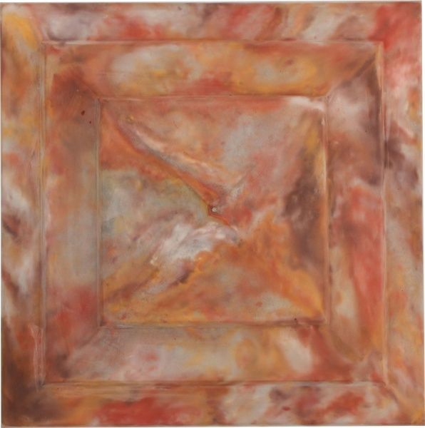 Крышка на столб Пагода 400x400x140 мм осень Вилес 