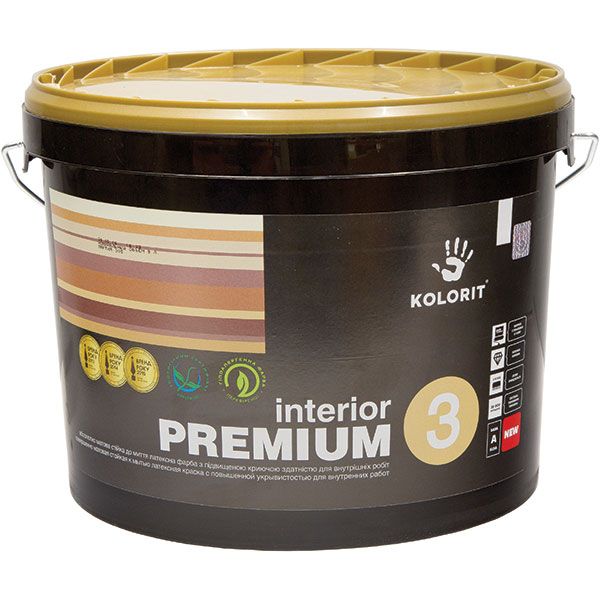 Фарба Kolorit Interior Premium 3 A 10.8 л