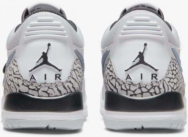 Кроссовки Nike AIR JORDAN LEGACY 312 LOW (GS) CD9054-105 р.40 белый