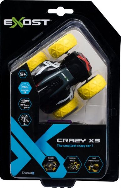 Автомобиль на р/у Silverlit Crazy XS черный 1:34 20202-1