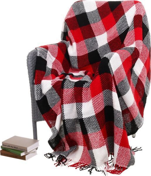 Плед Флора 140x200 см червоний Вултекс-С