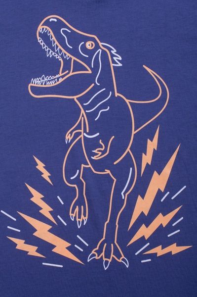 Футболка для мальчиков Luna Kids с принтом Dino р.116 темно-синий 