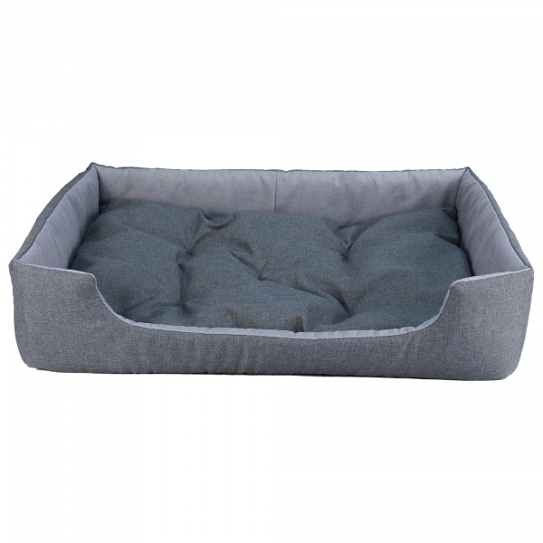 Лежак FX home Rosto 63x46x15 см серый