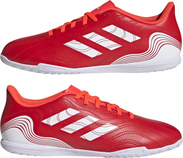 Футзальная обувь Adidas COPA SENSE.4 IN FY6181 р.UK 10 красно-белый