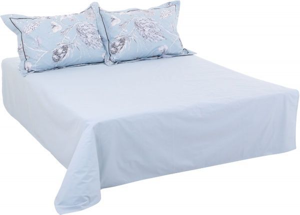 Комплект постільної білизни Feather 1,5 блакитний La Nuit 