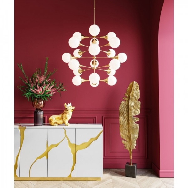 Ваза KARE Design Marvelous Duo 31 см желто-фиолетовая 