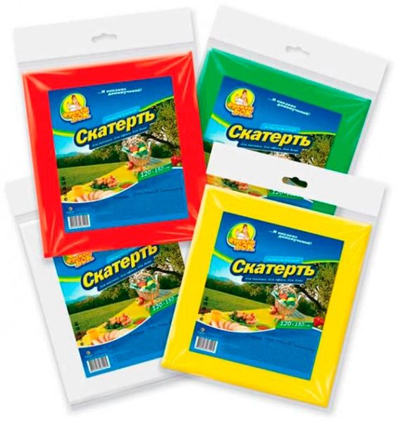 Скатерть Фрекен Бок полиэтиленовая 120 x 150 см в ассортименте 1 шт.