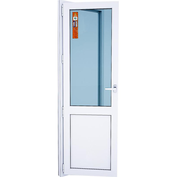 Двері металопластикові Decco 700x2100 мм ліві 