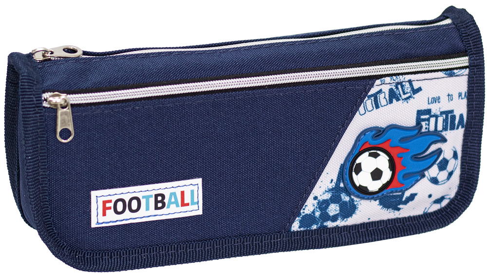 Пенал-кошелек 22x5x9 см 13020189 Барвінок синий с рисунком