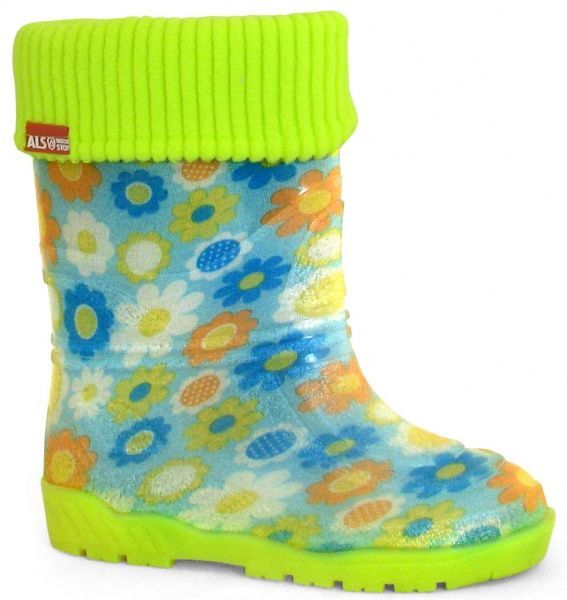 Сапоги резиновые Alisa Line Ромашки р.29 голубой 