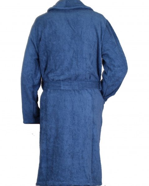 Халат махровый La Nuit Blue р. S голубой 