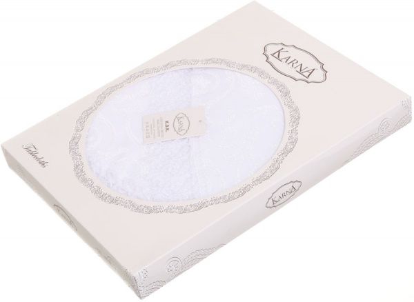 Скатерть KDK d160 белый Karna 