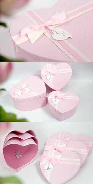 Коробка подарочная UFO Сердце 5039-011 23х26х13 см Pink