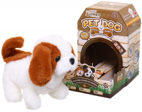 Іграшка інтерактивна MERX Limited цуценя коричневе 13х18х15 см MX0297323