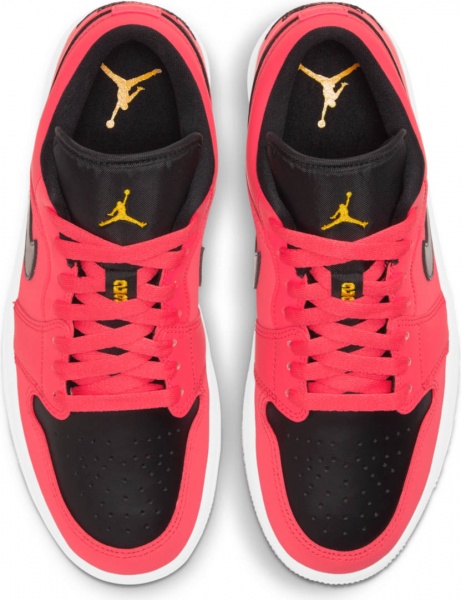 Кроссовки Jordan AIR JORDAN 1 LOW DC0774-600 р.US 10 коралловый