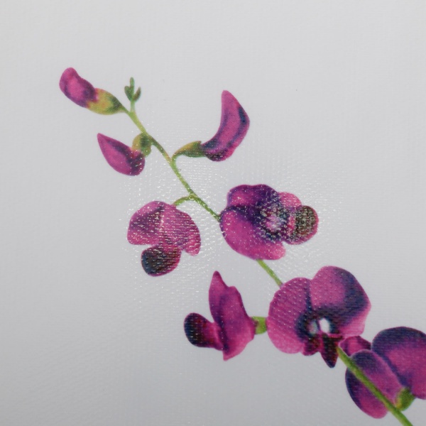 Скатерть Маки 137x110 см белый с рисунком Даріана 