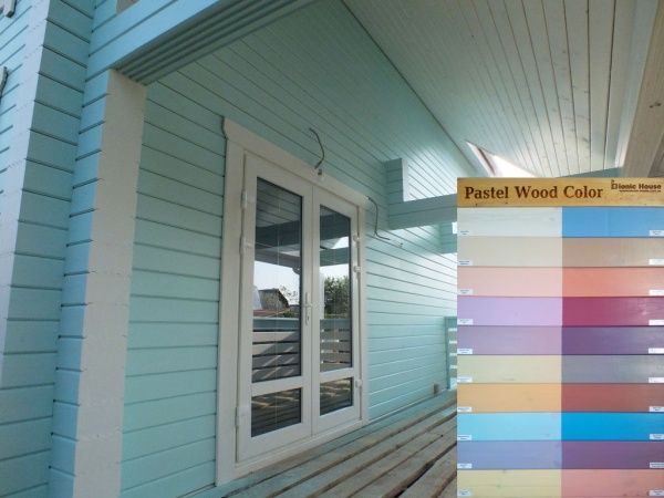 Краска Bionic House укрывная Pastel Wood Color Р203 капучино шелковистый глянец 0,8 л