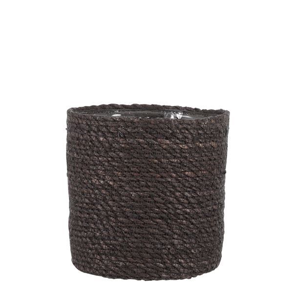 Кашпо Edelman Atlantic круглый 3 л коричневый (1070045) 