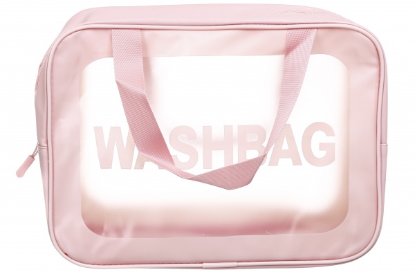 Косметичка Washbag 29,5х10,5х20 см рожевий ЕВА/поліуретан 
