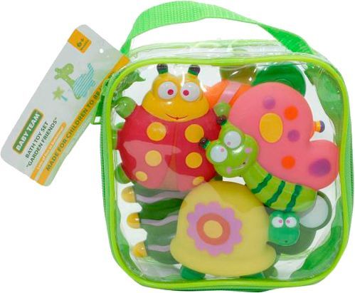 Игровой набор для ванной Baby Team Садовые друзья 6 шт