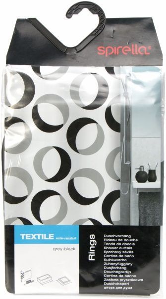 Шторка для ванной Spirella RINGS 10.15184