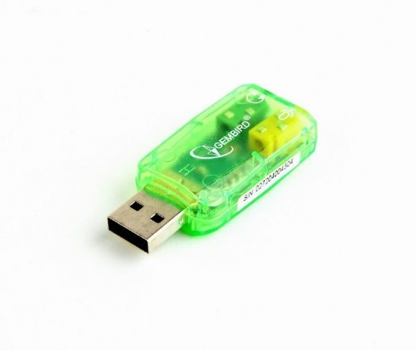 Адаптер Gembird (SC-USB-01) USB2.0-Audio 