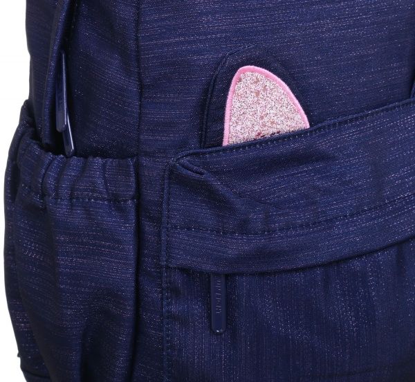 Рюкзак школьный Nota Bene с ушками 39,5х29,5х14 см темно-синий