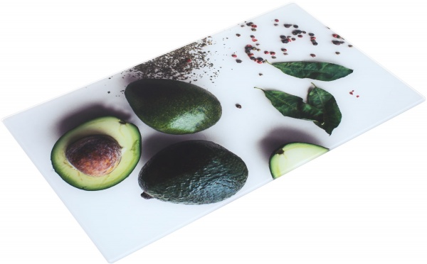 Доска декоративная на электроплиту Авокадо 30х52х0.4 см Flamberg