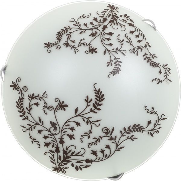 Світильник настінно-стельовий УТ Сяйво НПБ Букет 2x60 Вт E27 бежевий 3010 