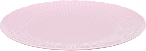 Тарілка підставна Sofia 28 см порцелянова рожева Cmielow