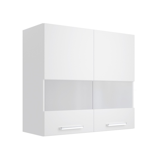 Шафа верхня Аліна В 80/71.8 ВТ білий/білий Сокме